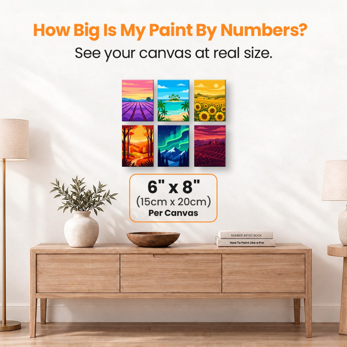 Wild Landscapes Vol. 2 - Number Artist Paint by Numbers Kits