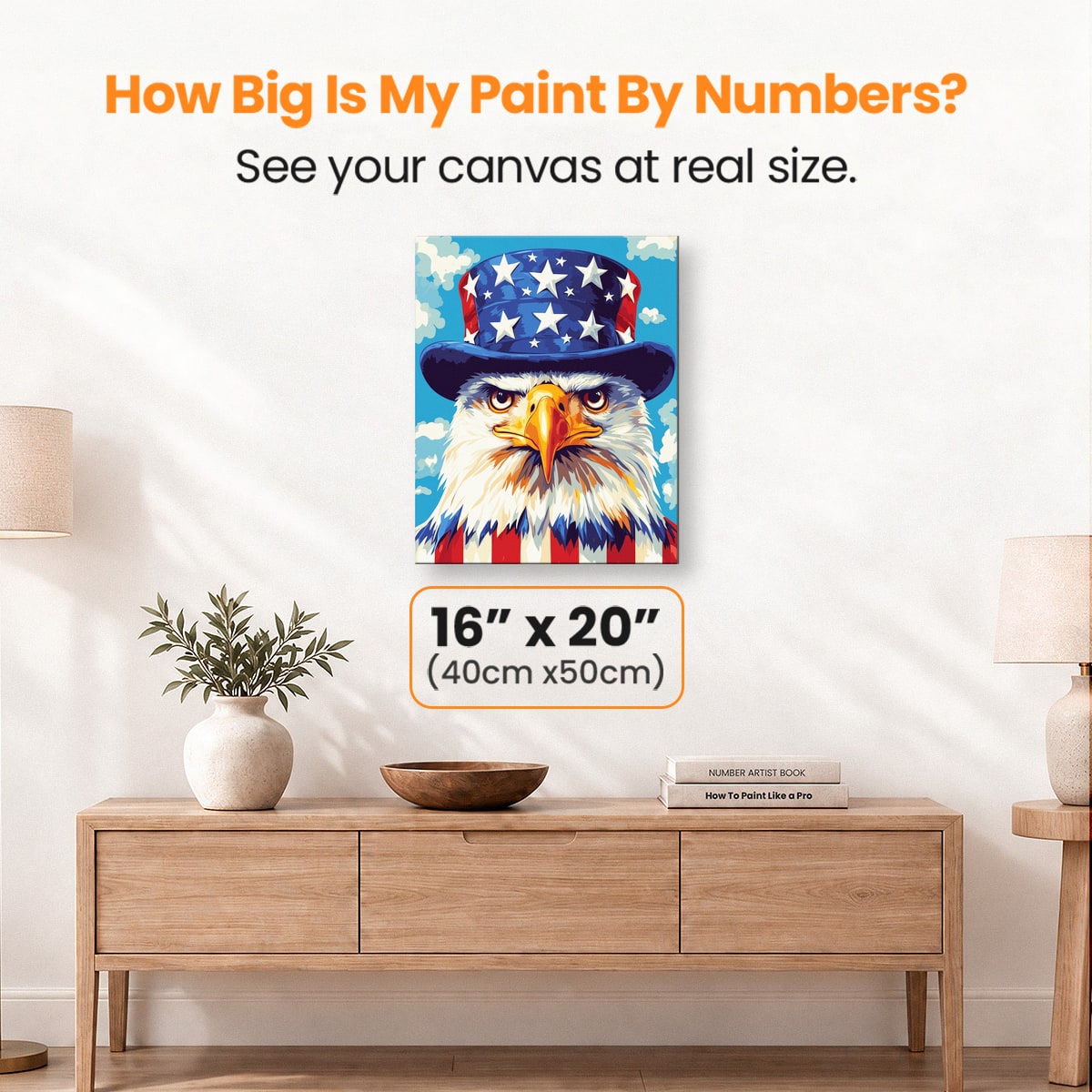 Eagle Sam - Number Artist Paint by Numbers Kits