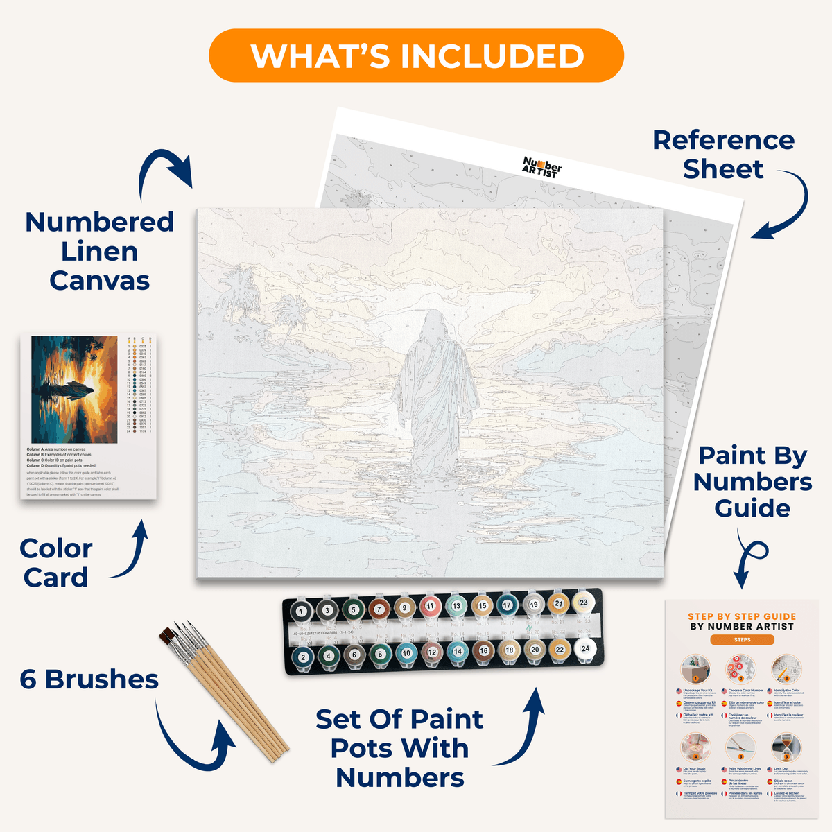 Dawn Steps - Number Artist Paint by Numbers Kits