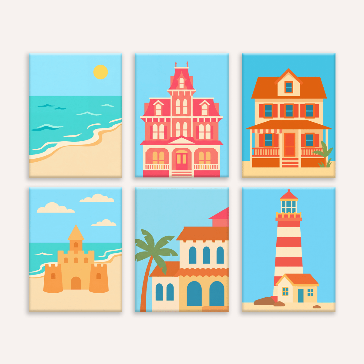 Coastal Haven - Number Artist Paint by Numbers Kits