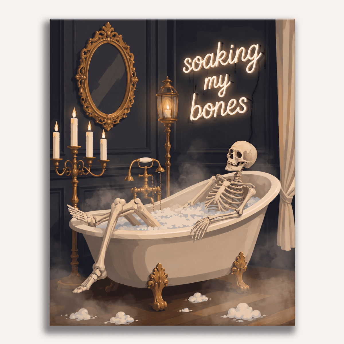 Skullface's Bath - Number Artist Paint by Numbers Kits