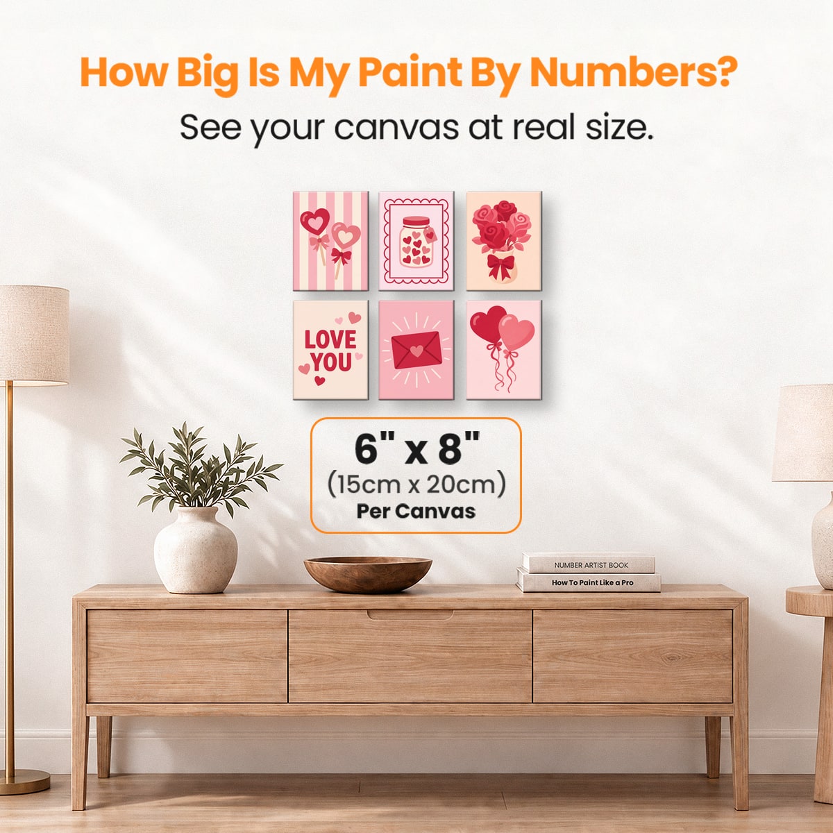 Sweet Little Reminders - Number Artist Paint by Numbers Kits