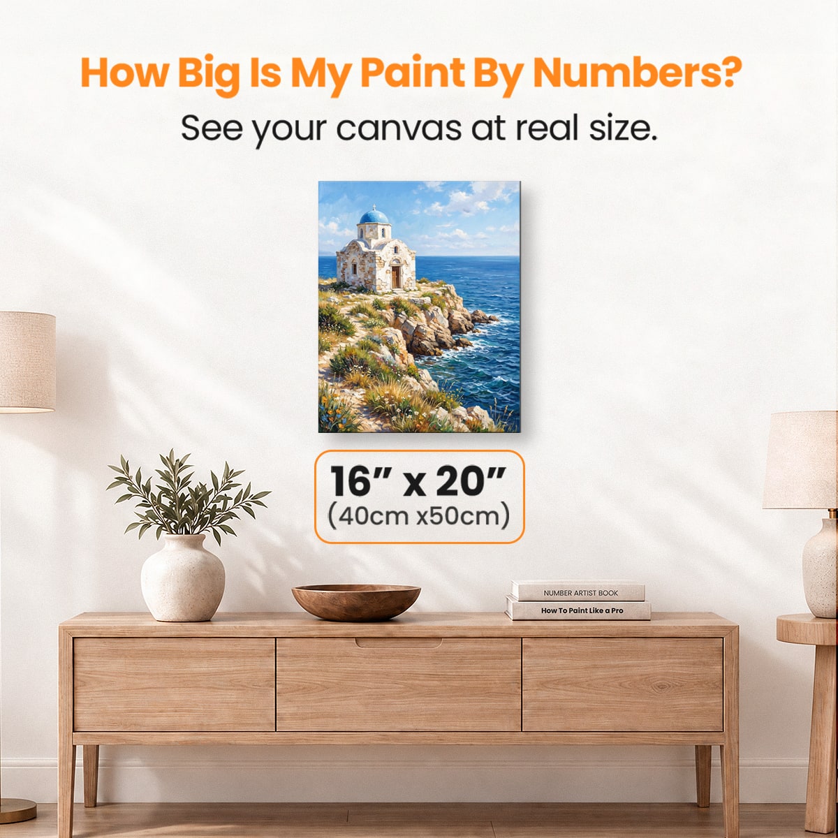 Blue Dome Chapel - Number Artist Paint by Numbers Kits