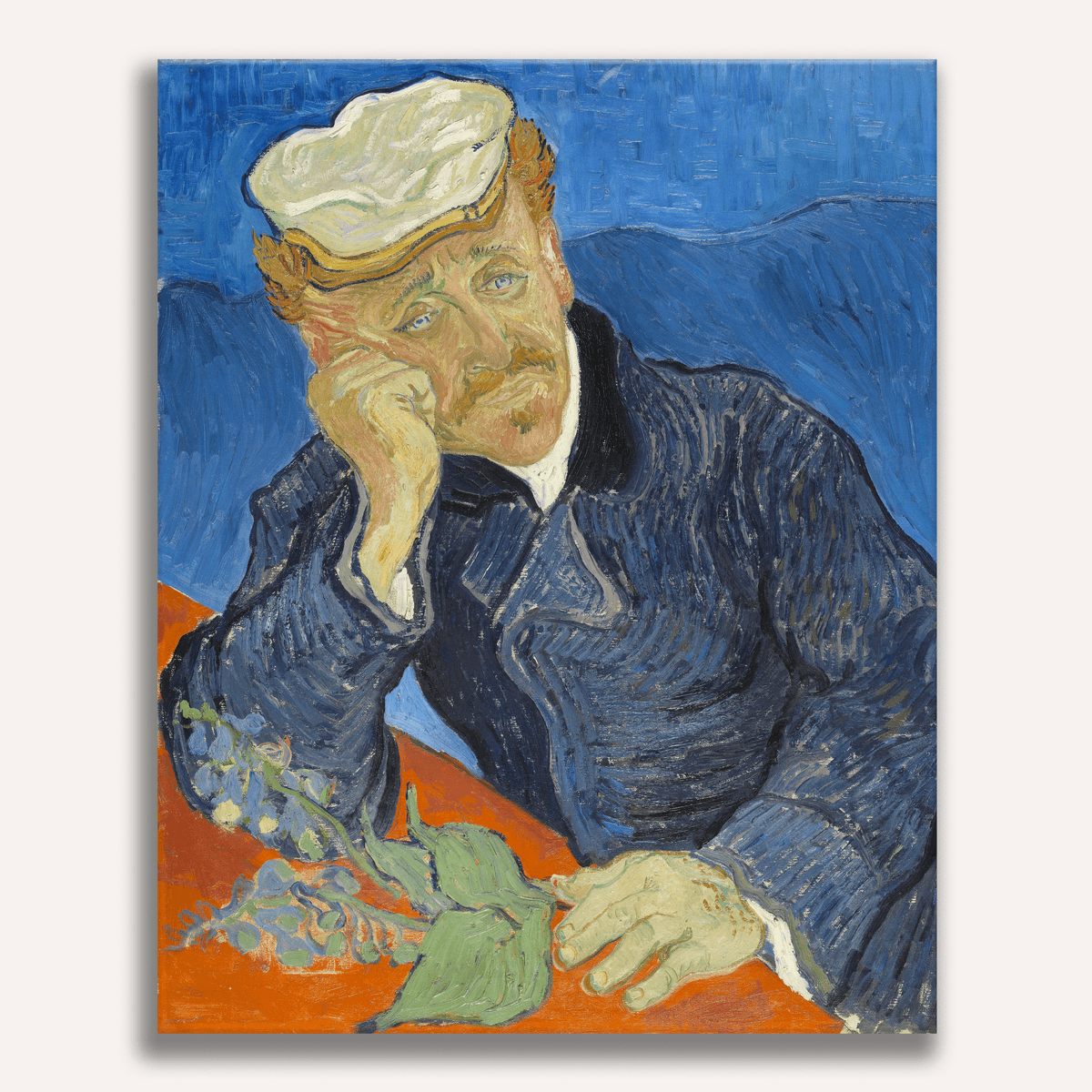 Portrait of Dr. Gachet by Vincent Van Gogh - Number Artist Paint by Numbers Kits