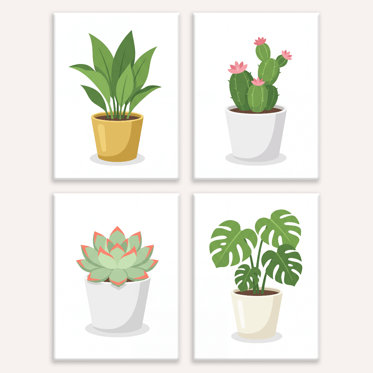 Potted Plants - Number Artist Paint by Numbers Kits