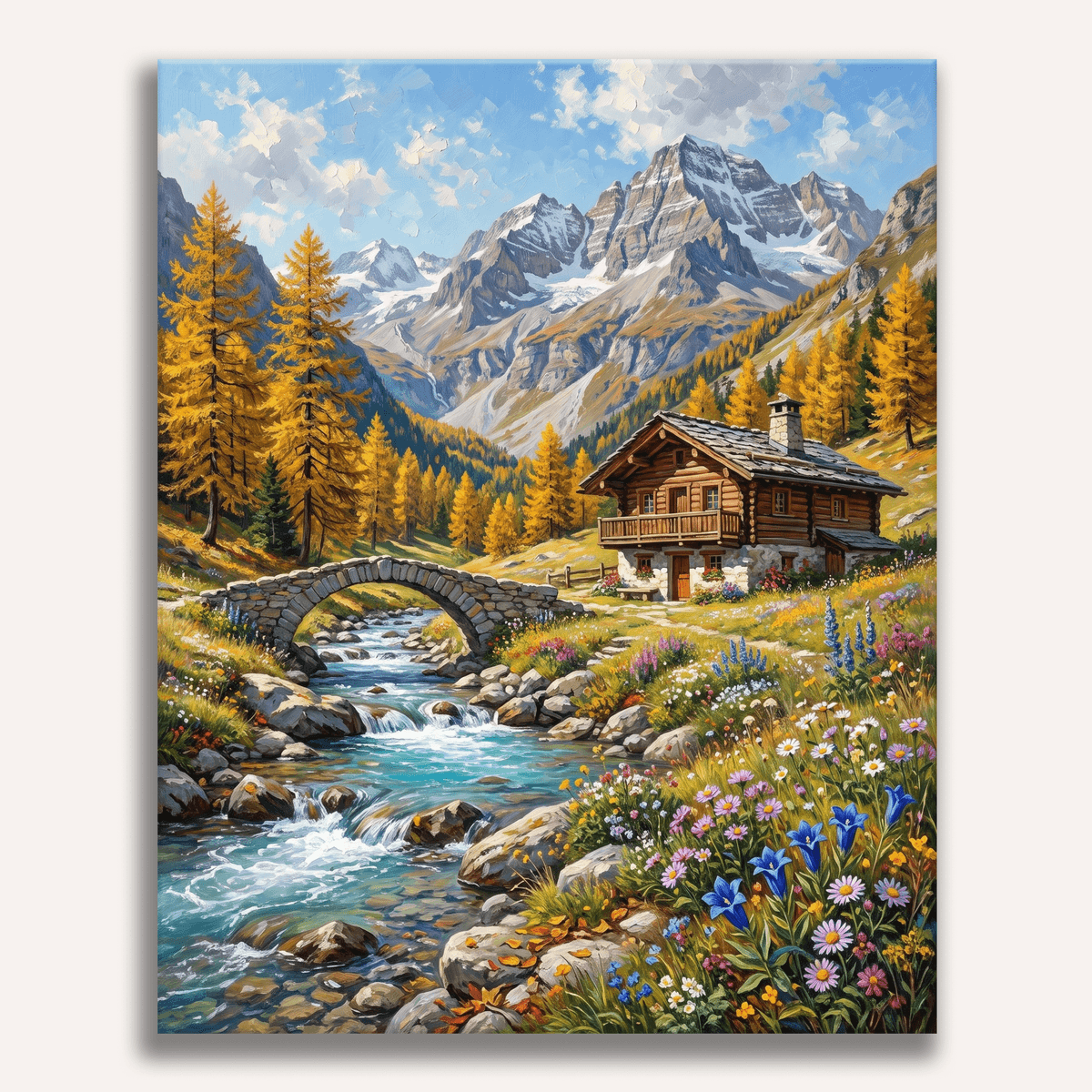 Alpine Peace - Number Artist Paint by Numbers Kits