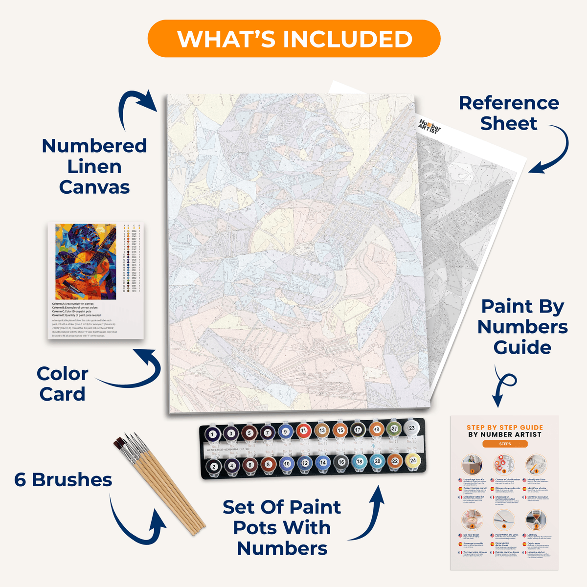 Musician's World - Number Artist Paint by Numbers Kits
