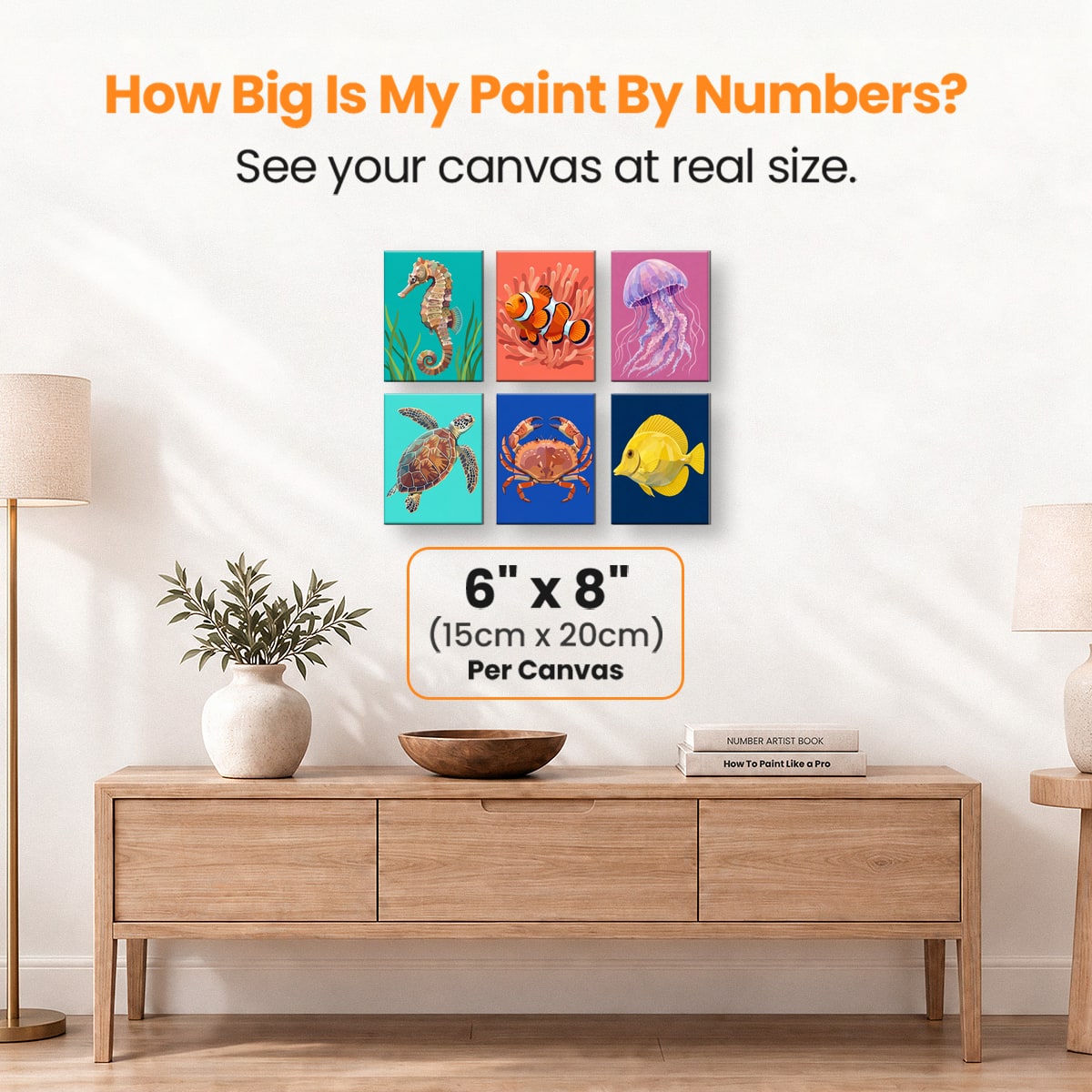 Ocean Depths - Number Artist Paint by Numbers Kits