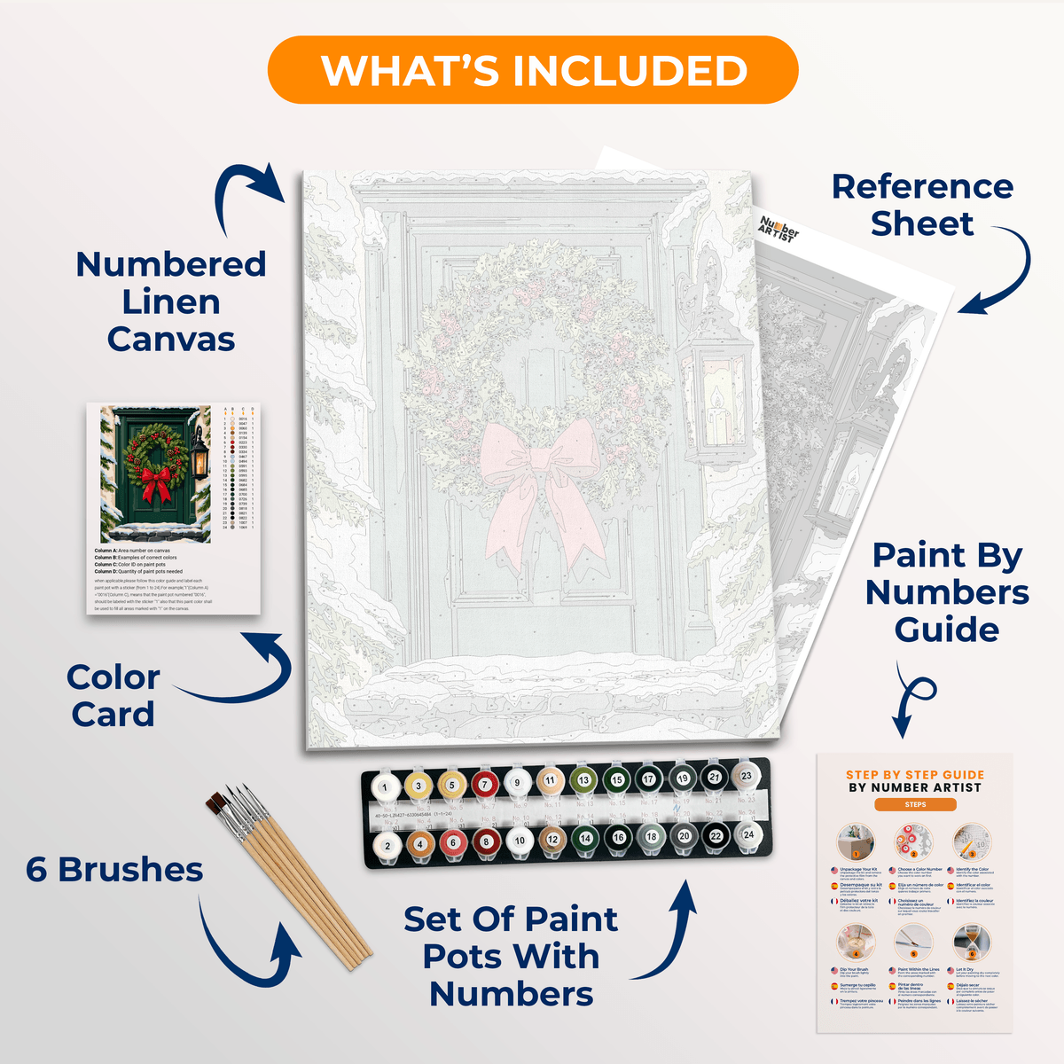 Come Inside - Number Artist Paint by Numbers Kits