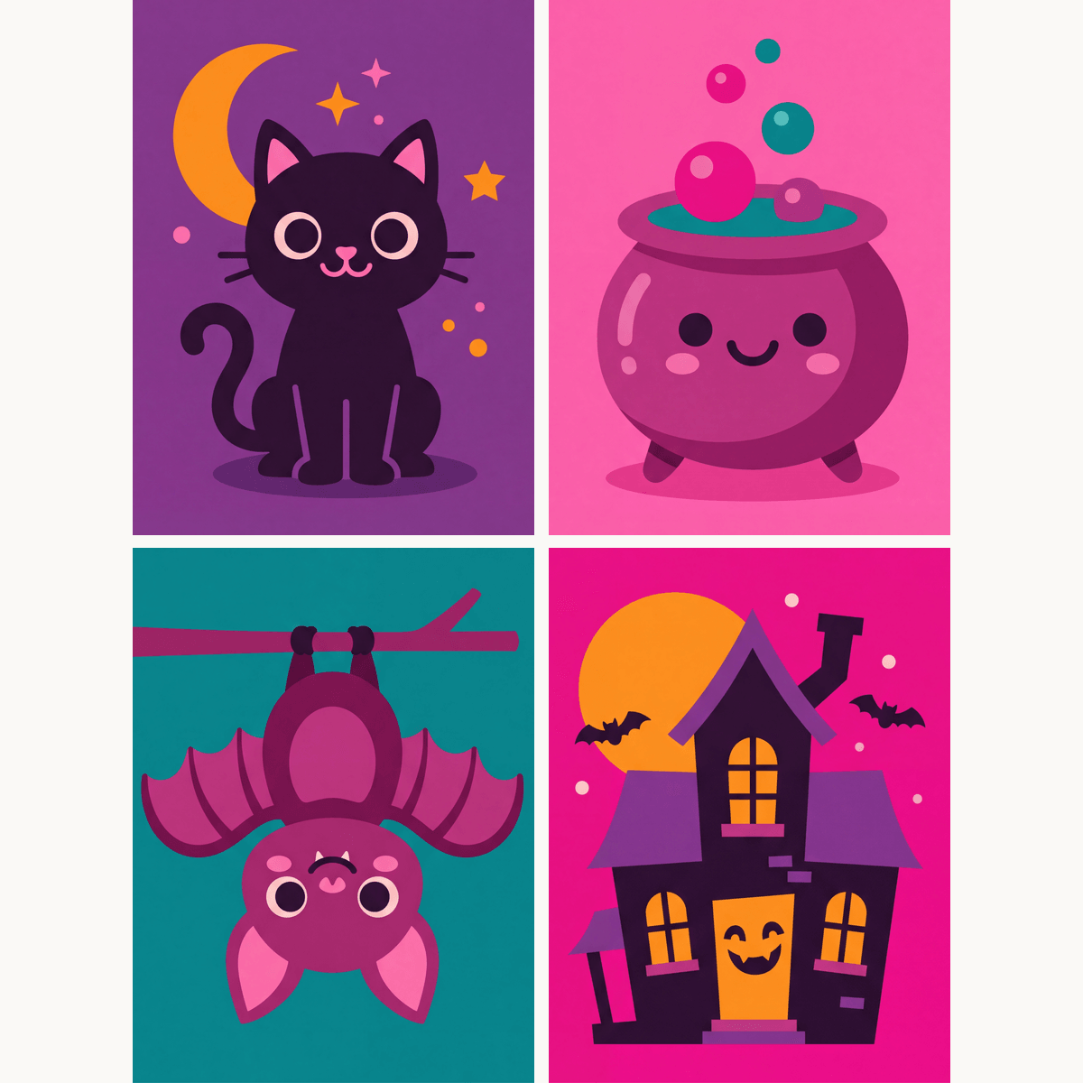 Halloween Icons - Number Artist Paint by Numbers Kits