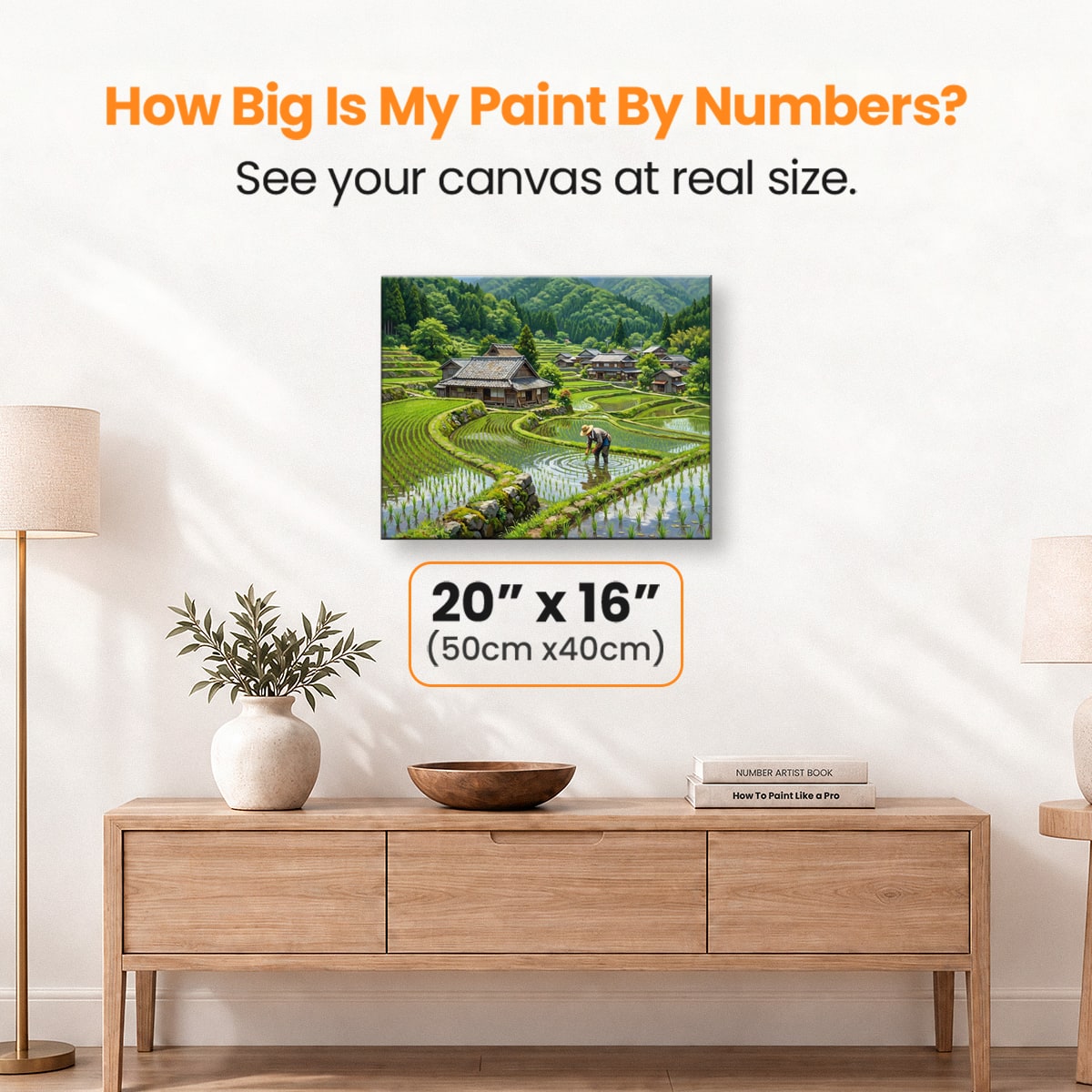 Rice Terraces - Number Artist Paint by Numbers Kits