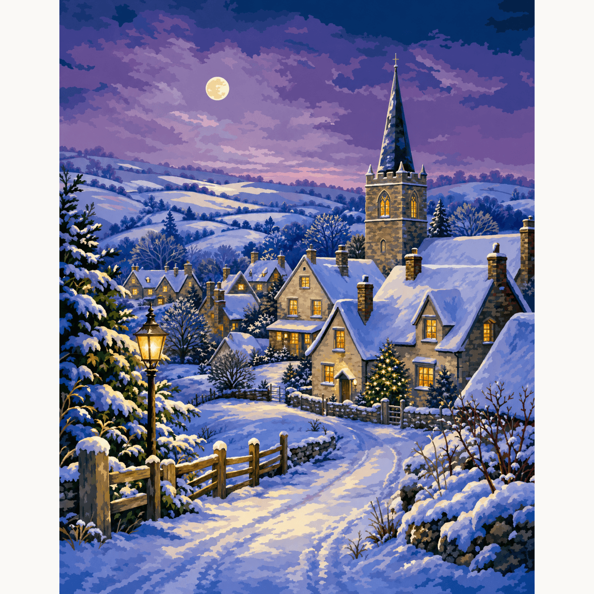 Calm Night - Number Artist Paint by Numbers Kits