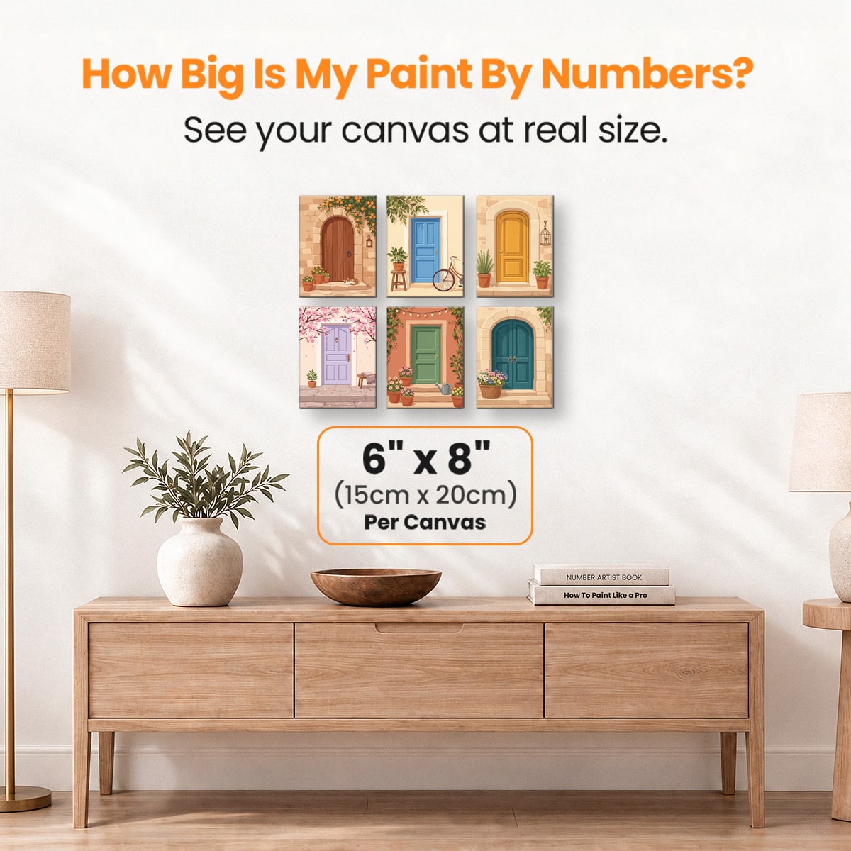 Doorstep Charm - Number Artist Paint by Numbers Kits