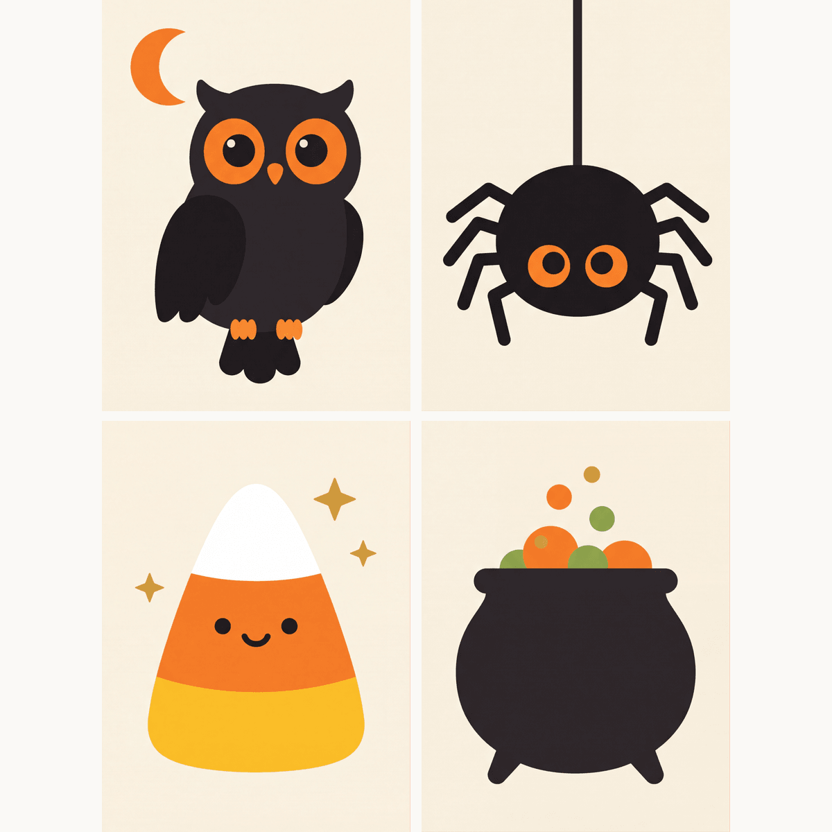 Candy Corn Coven - Number Artist Paint by Numbers Kits