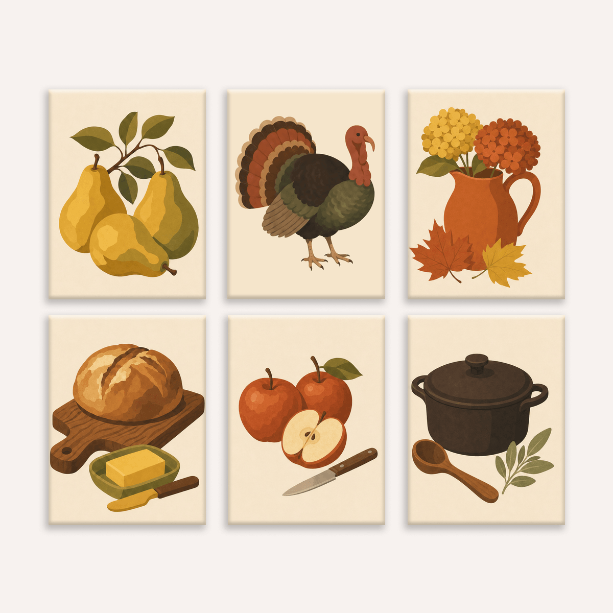Autumn Feast - Number Artist Paint by Numbers Kits