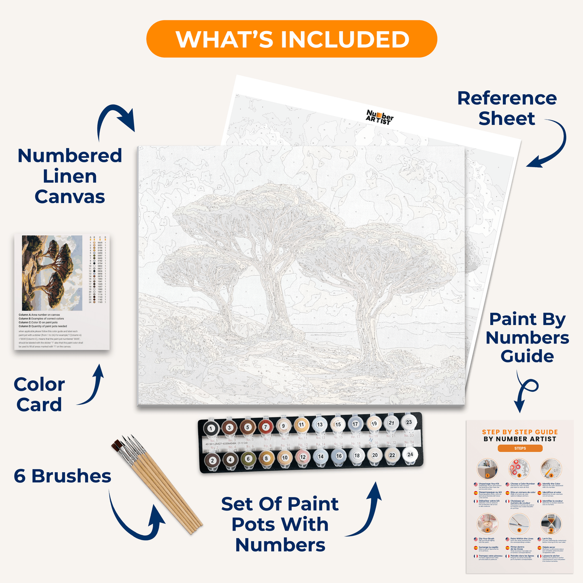 Socotra Island - Number Artist Paint by Numbers Kits