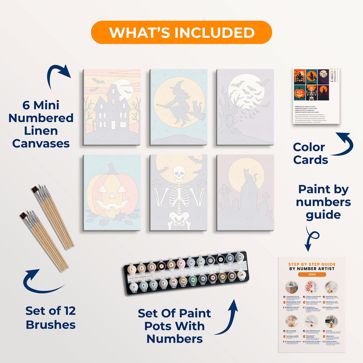 Graveyard Gathering - Number Artist Paint by Numbers Kits