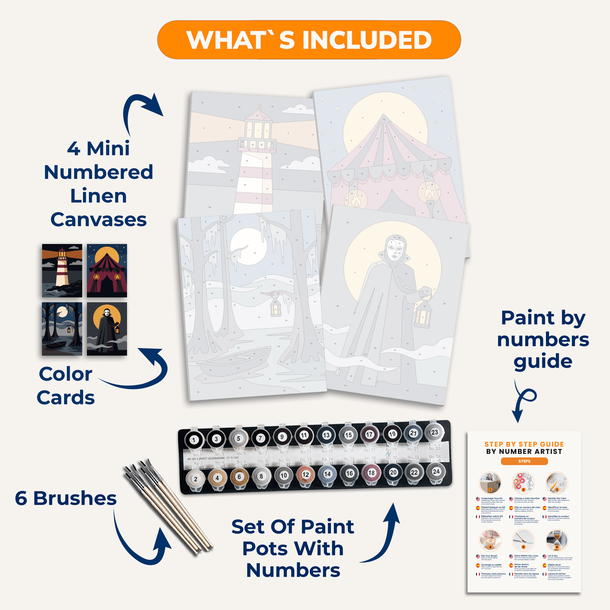 Foggy Haunt - Number Artist Paint by Numbers Kits