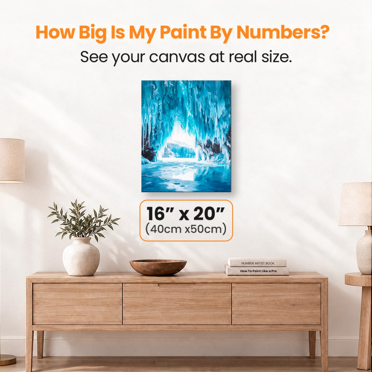 Ice Lair - Number Artist Paint by Numbers Kits