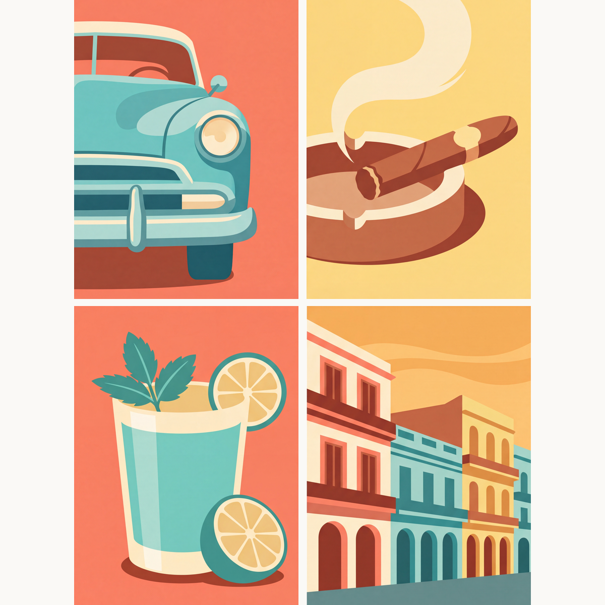 Havana Vibes - Number Artist Paint by Numbers Kits