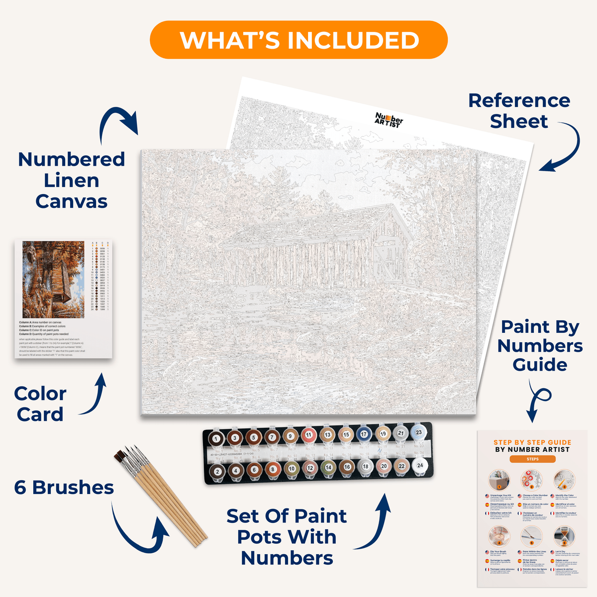 Autumn Crossing - Number Artist Paint by Numbers Kits