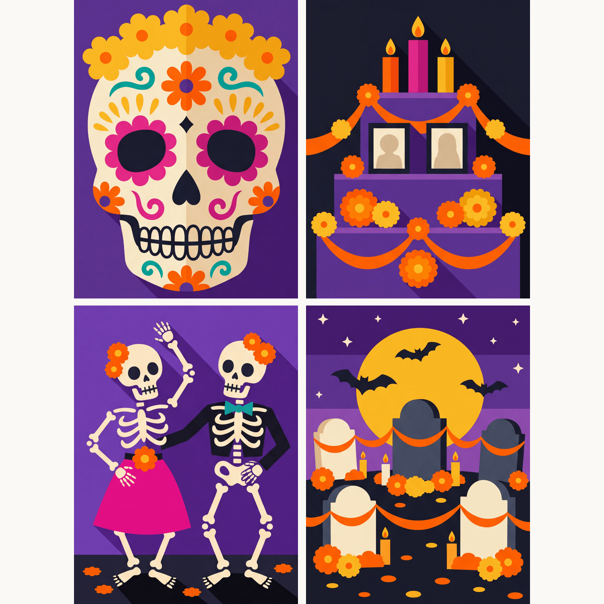Sugar Skulls - Number Artist Paint by Numbers Kits