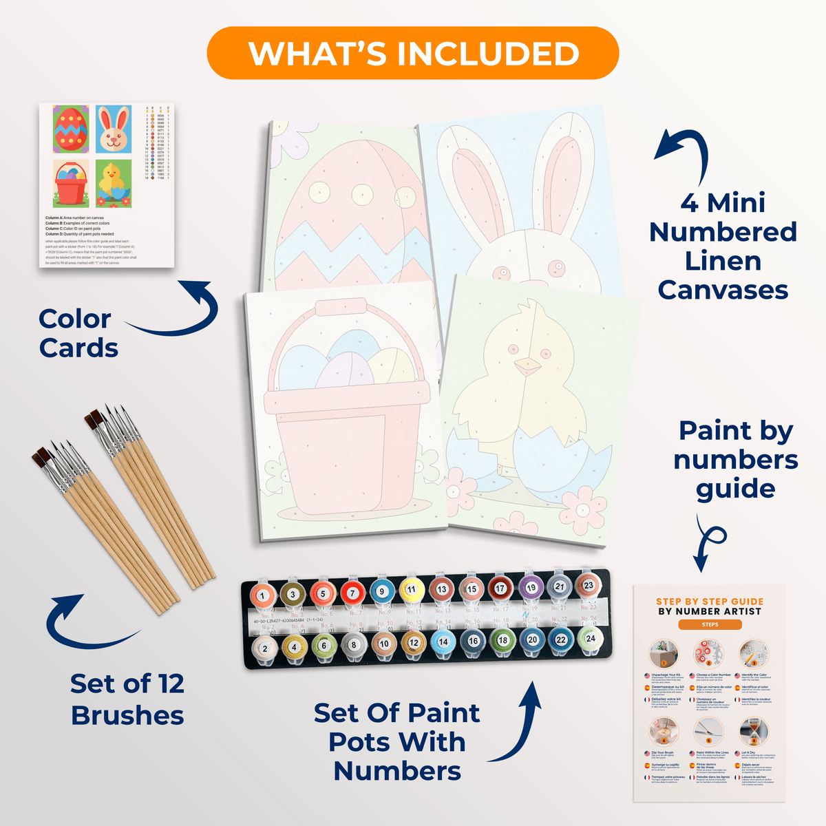 Hop Cheer - Number Artist Paint by Numbers Kits