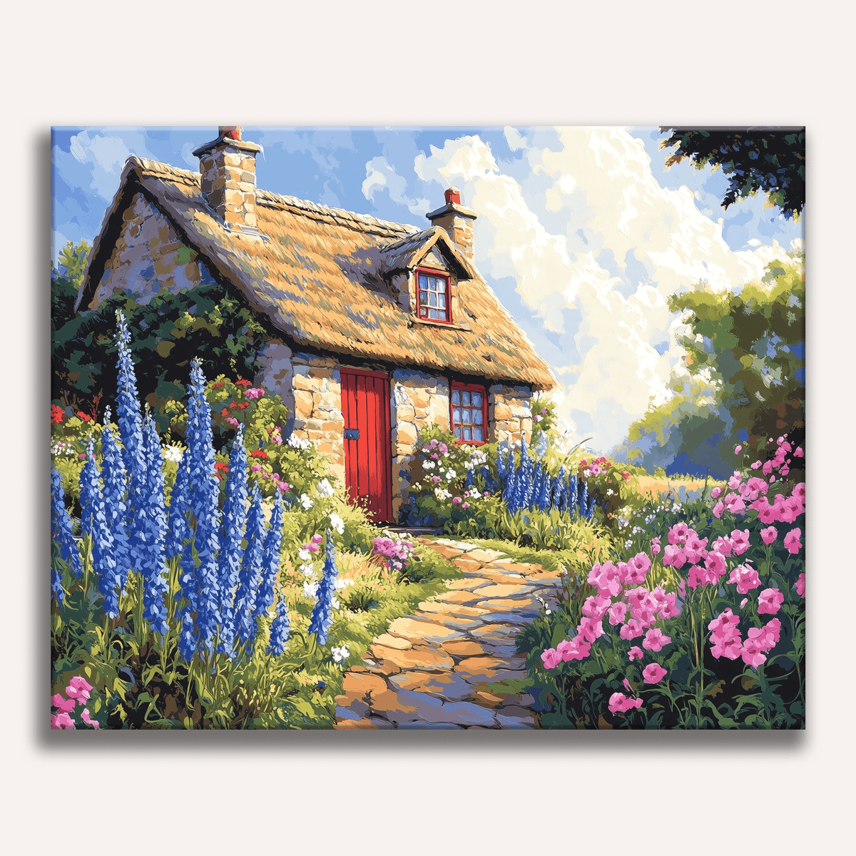 English Cottage - Number Artist Paint by Numbers Kits