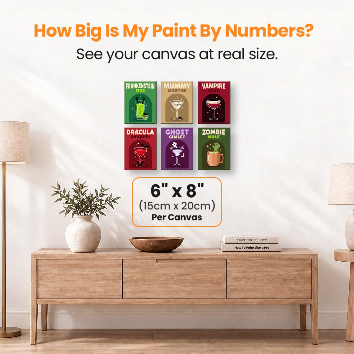 Spirits and Spooks - Number Artist Paint by Numbers Kits