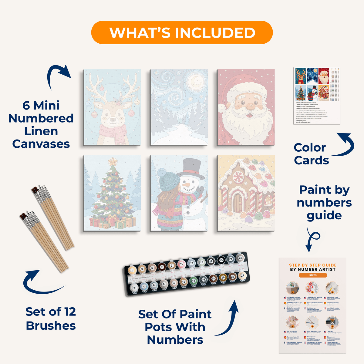 Winter Wonderland - Number Artist Paint by Numbers Kits