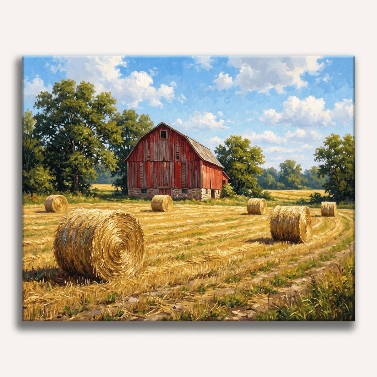 Golden Hay Meadow - Number Artist Paint by Numbers Kits
