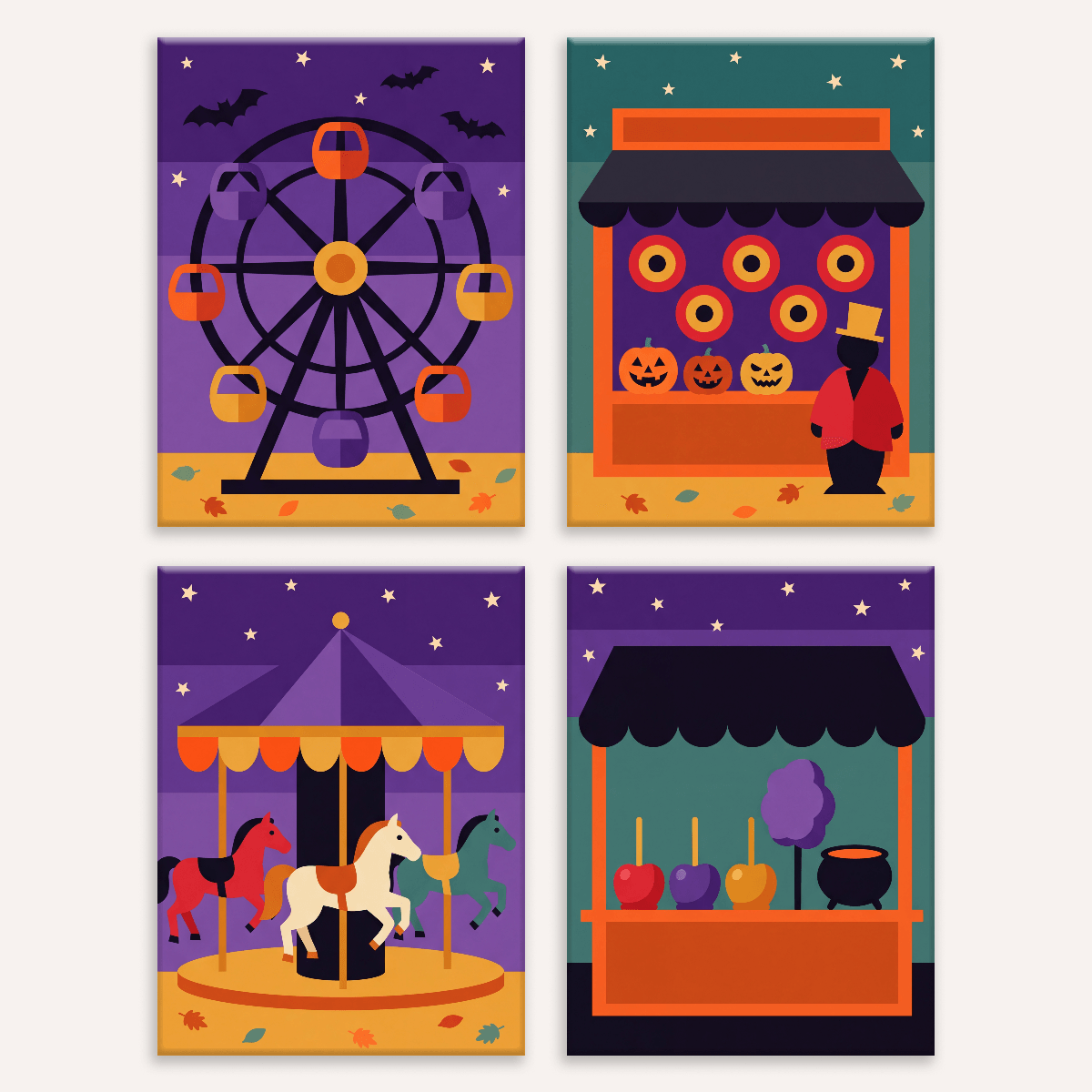 Haunted Carnival - Number Artist Paint by Numbers Kits