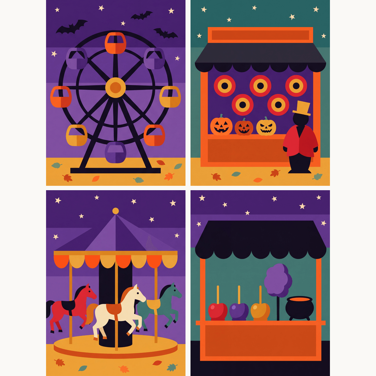 Haunted Carnival - Number Artist Paint by Numbers Kits