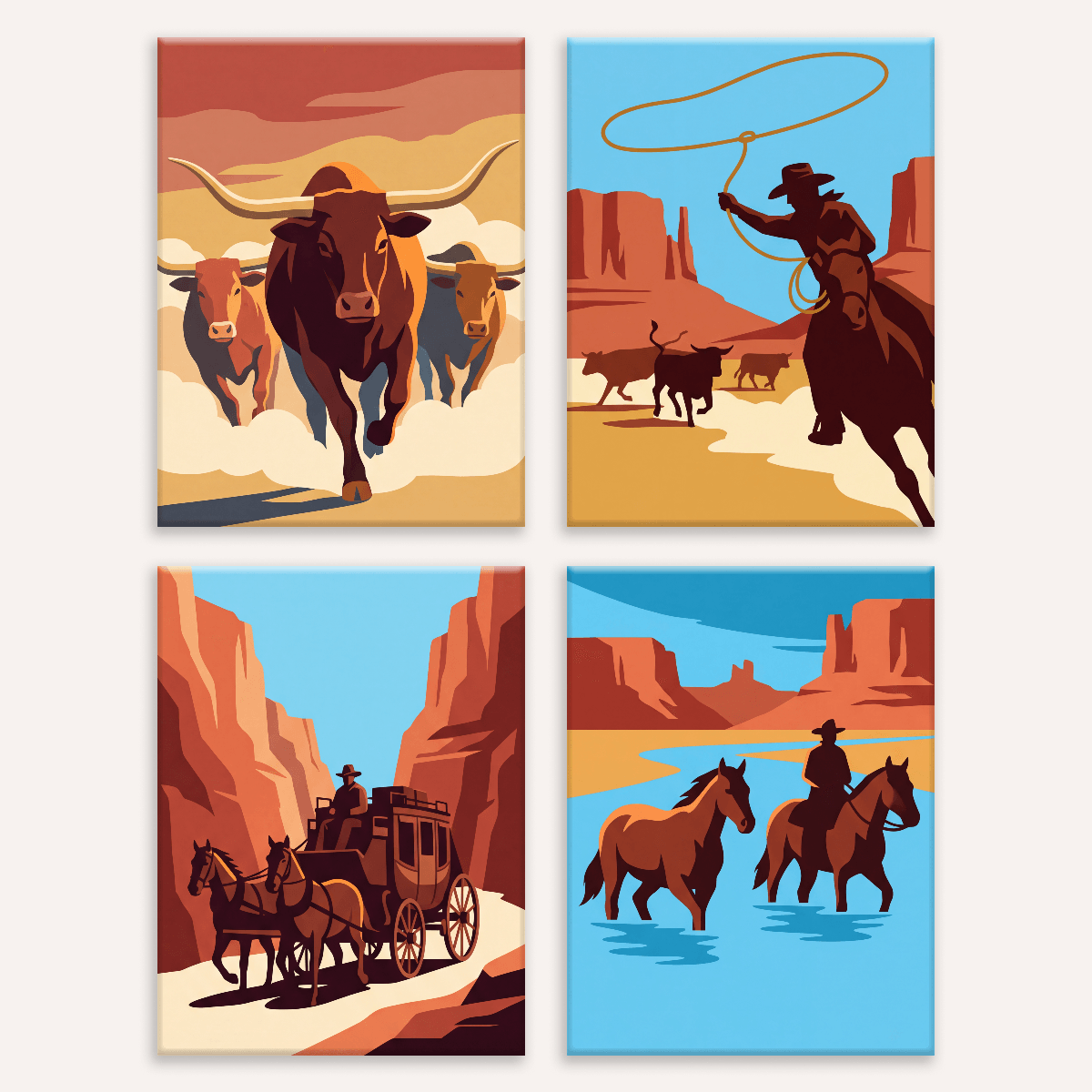 Outlaw Trail - Number Artist Paint by Numbers Kits