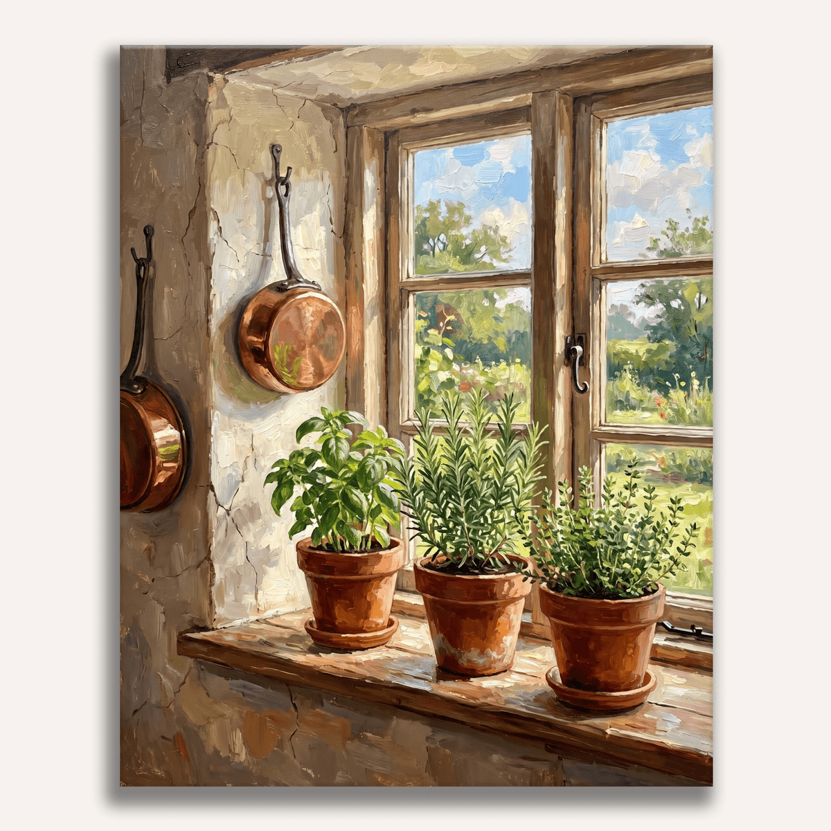 Herb Window Charm - Number Artist Paint by Numbers Kits