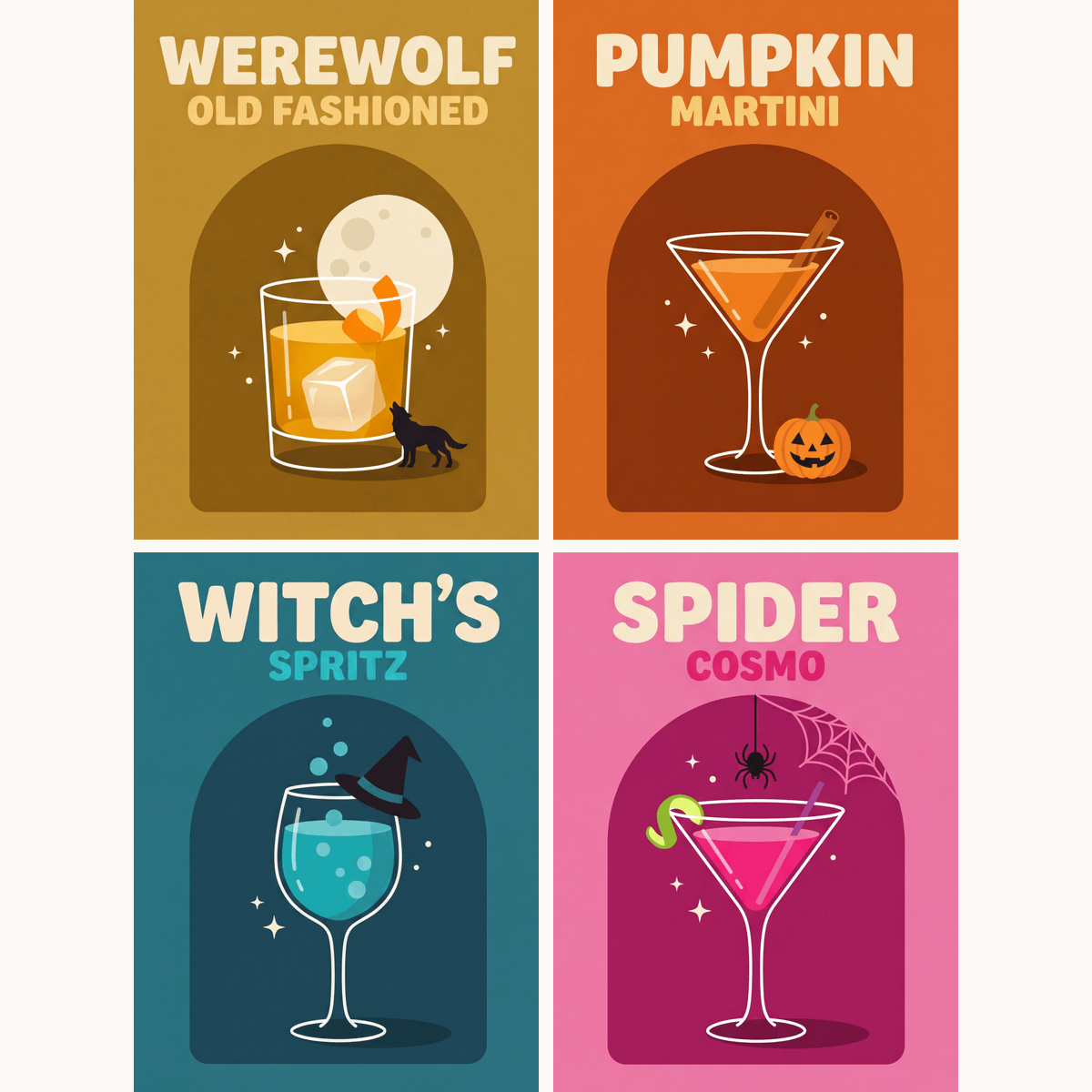Haunted Happy Hour - Number Artist Paint by Numbers Kits