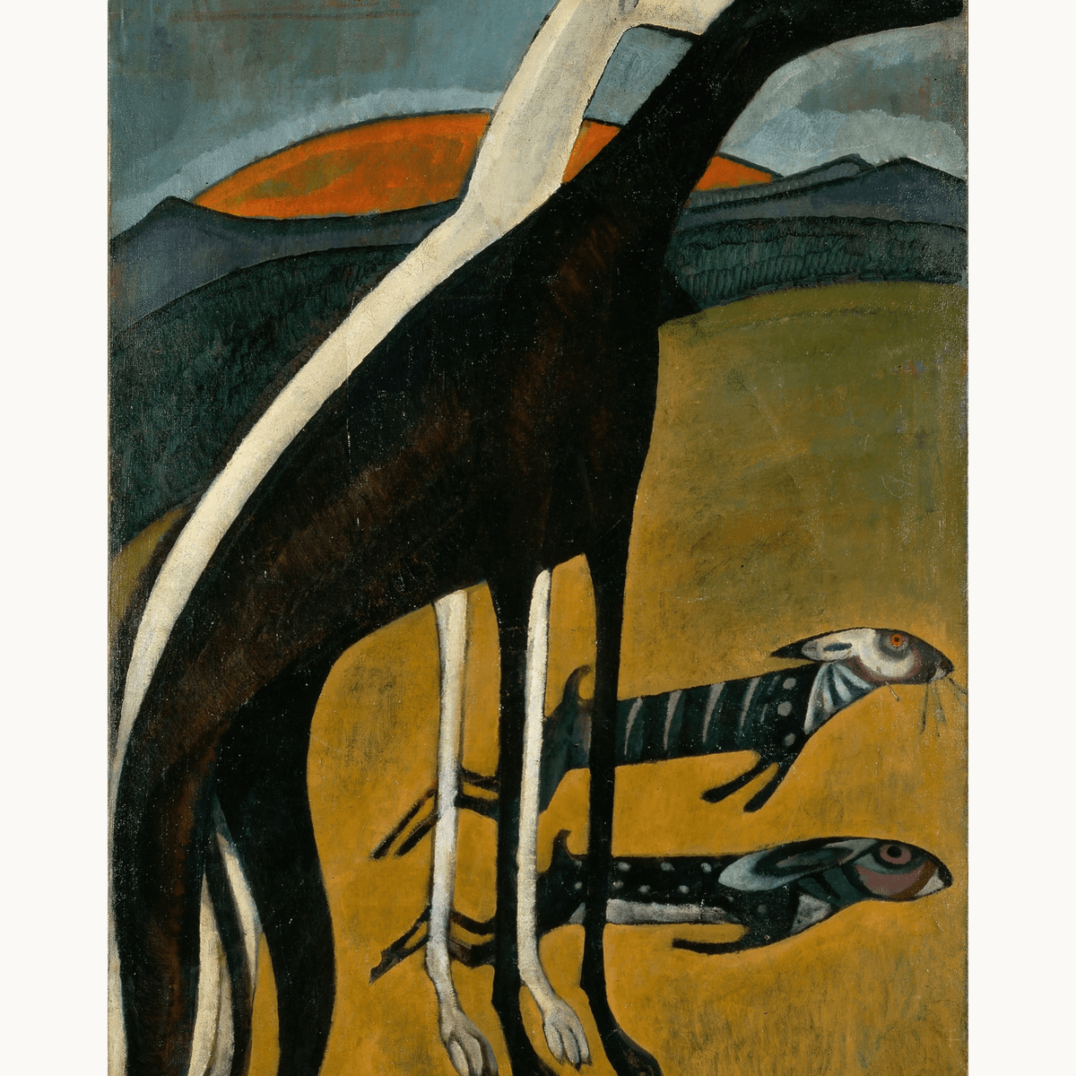 Greyhounds by Amadeo de Souza-Cardoso - Number Artist Paint by Numbers Kits