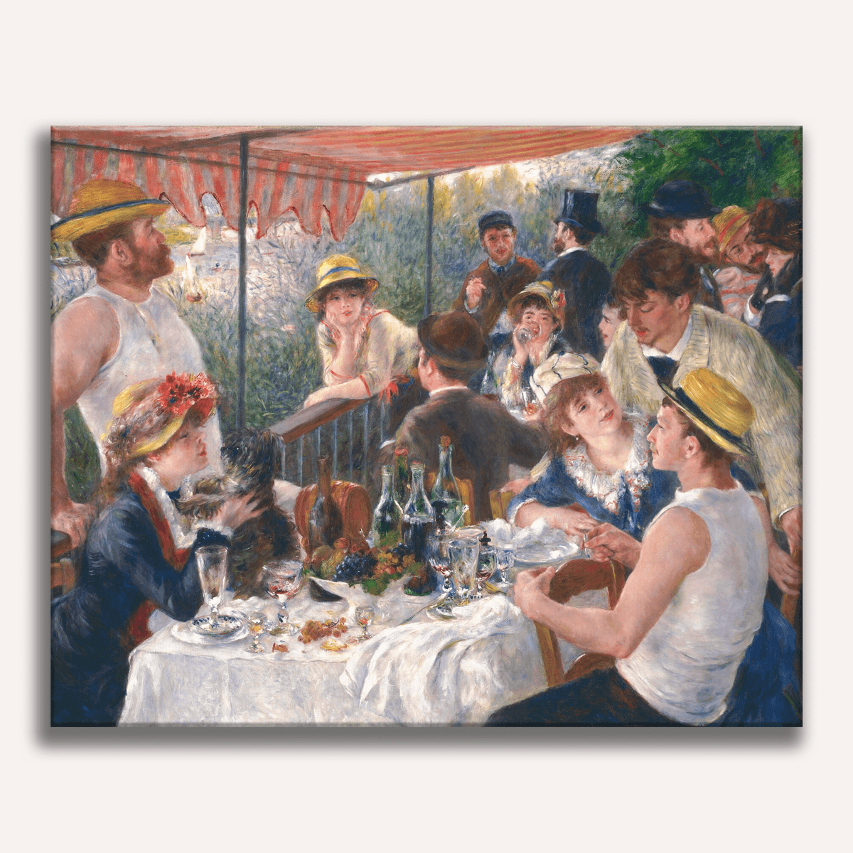 Luncheon of the Boating Party by Pierre-Auguste Renoir - Number Artist Paint by Numbers Kits