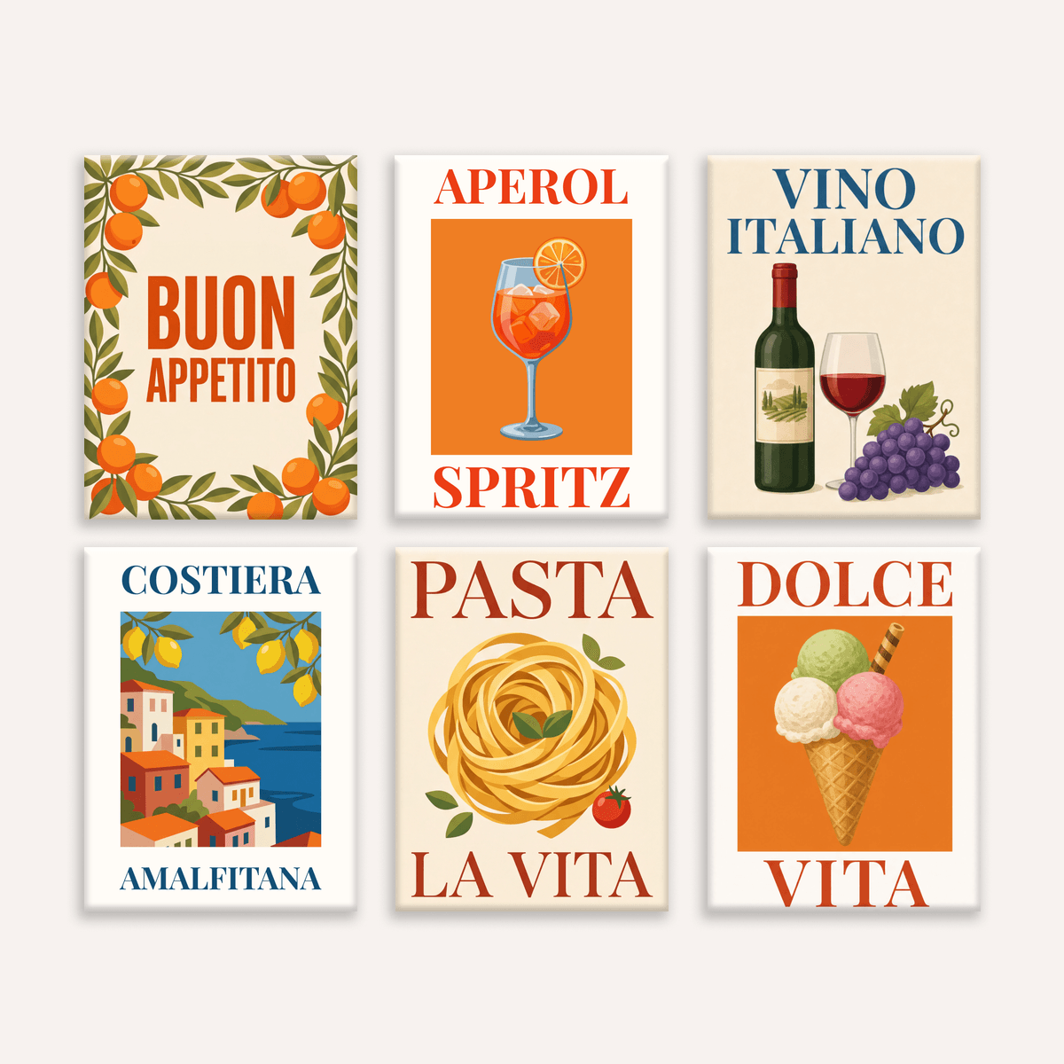 Buon Appetito - Number Artist Paint by Numbers Kits