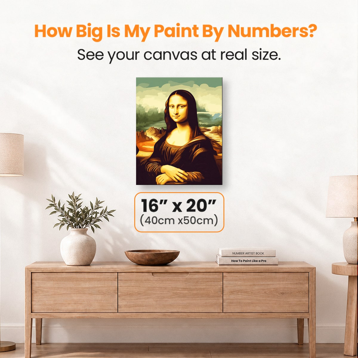 Mona Lisa - Number Artist Paint by Numbers Kits