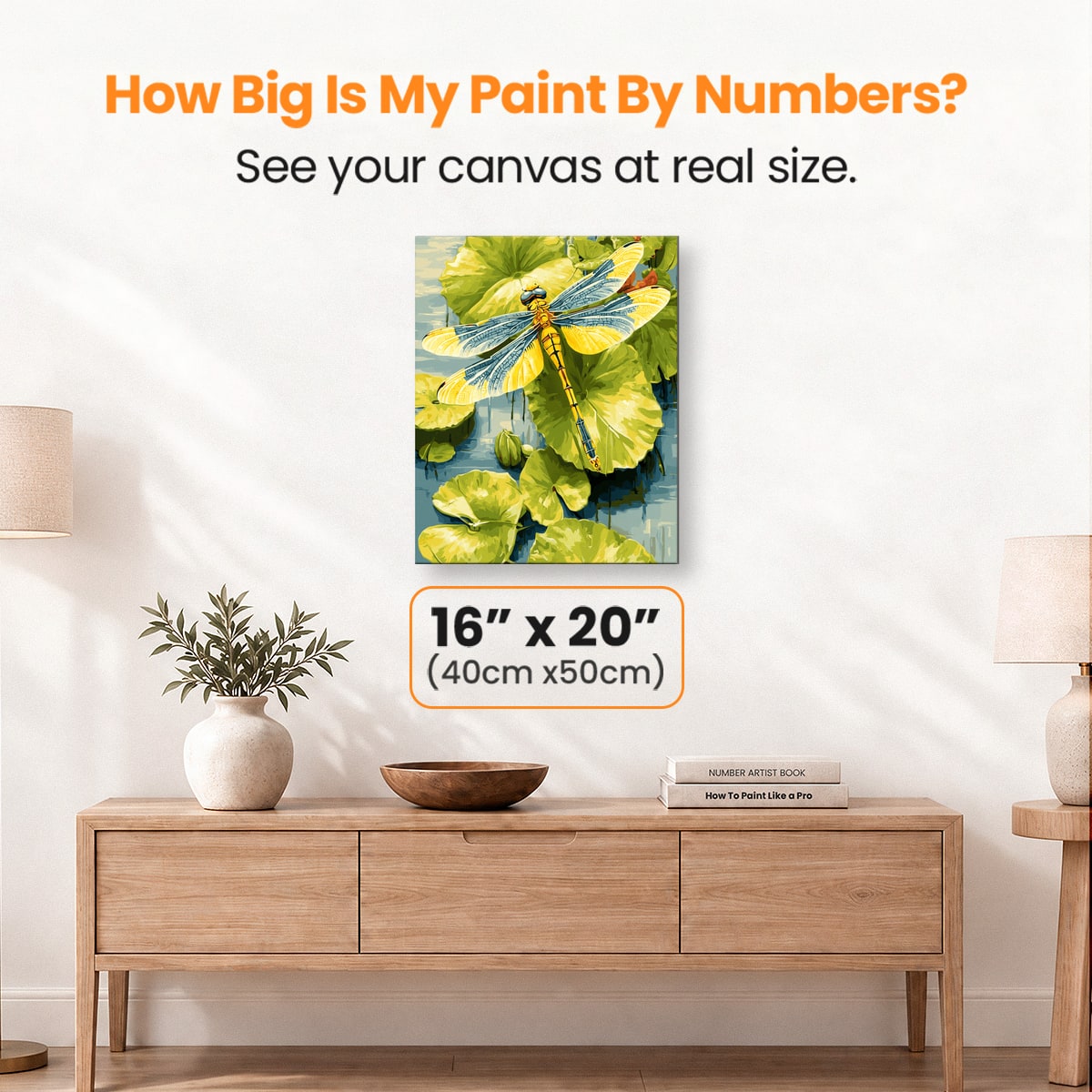 Dragonfly Lily - Number Artist Paint by Numbers Kits
