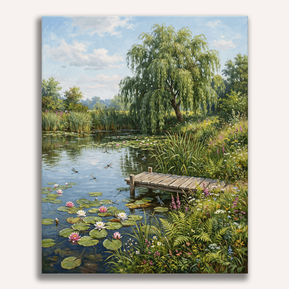 Willow Reflection - Number Artist Paint by Numbers Kits
