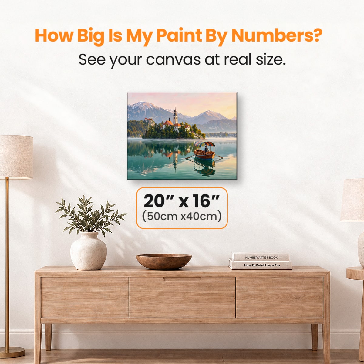 Lake Bled Serenity - Number Artist Paint by Numbers Kits