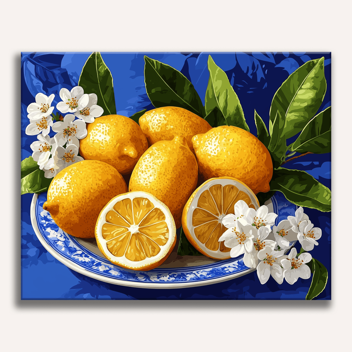 Sunny Yellow Lemons - Number Artist Paint by Numbers Kits