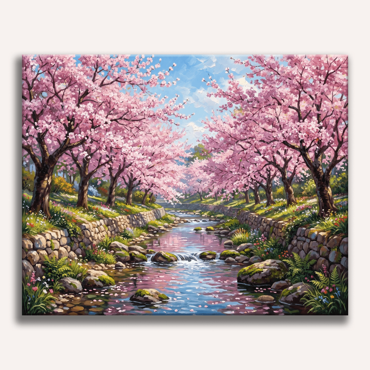 Blossom Stream - Number Artist Paint by Numbers Kits