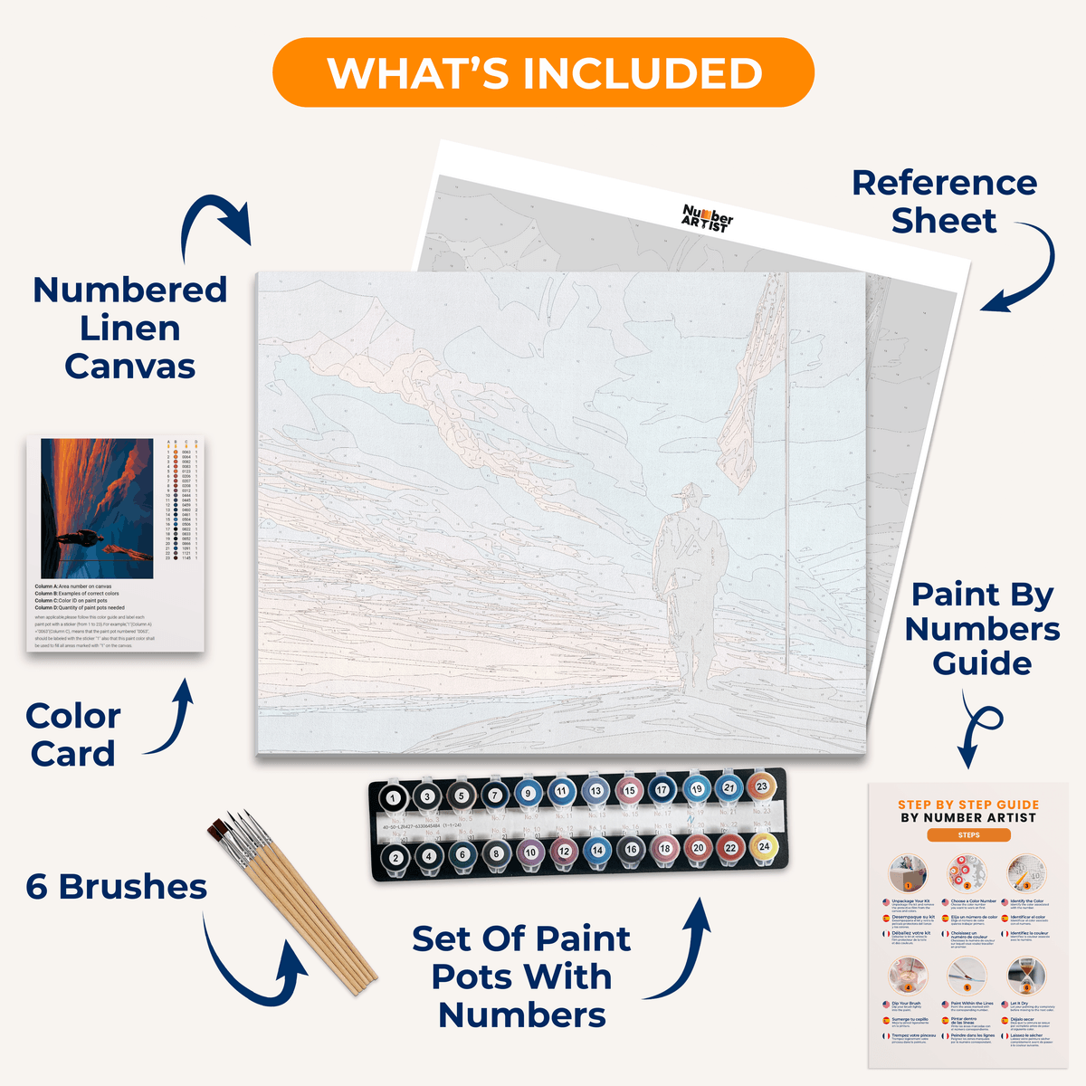 Home of the Brave - Number Artist Paint by Numbers Kits