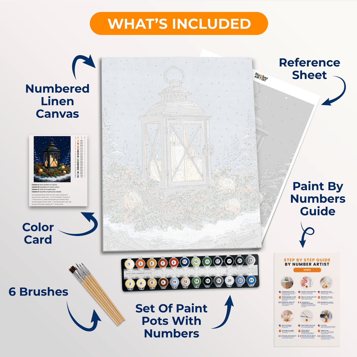 Silent Glow - Number Artist Paint by Numbers Kits