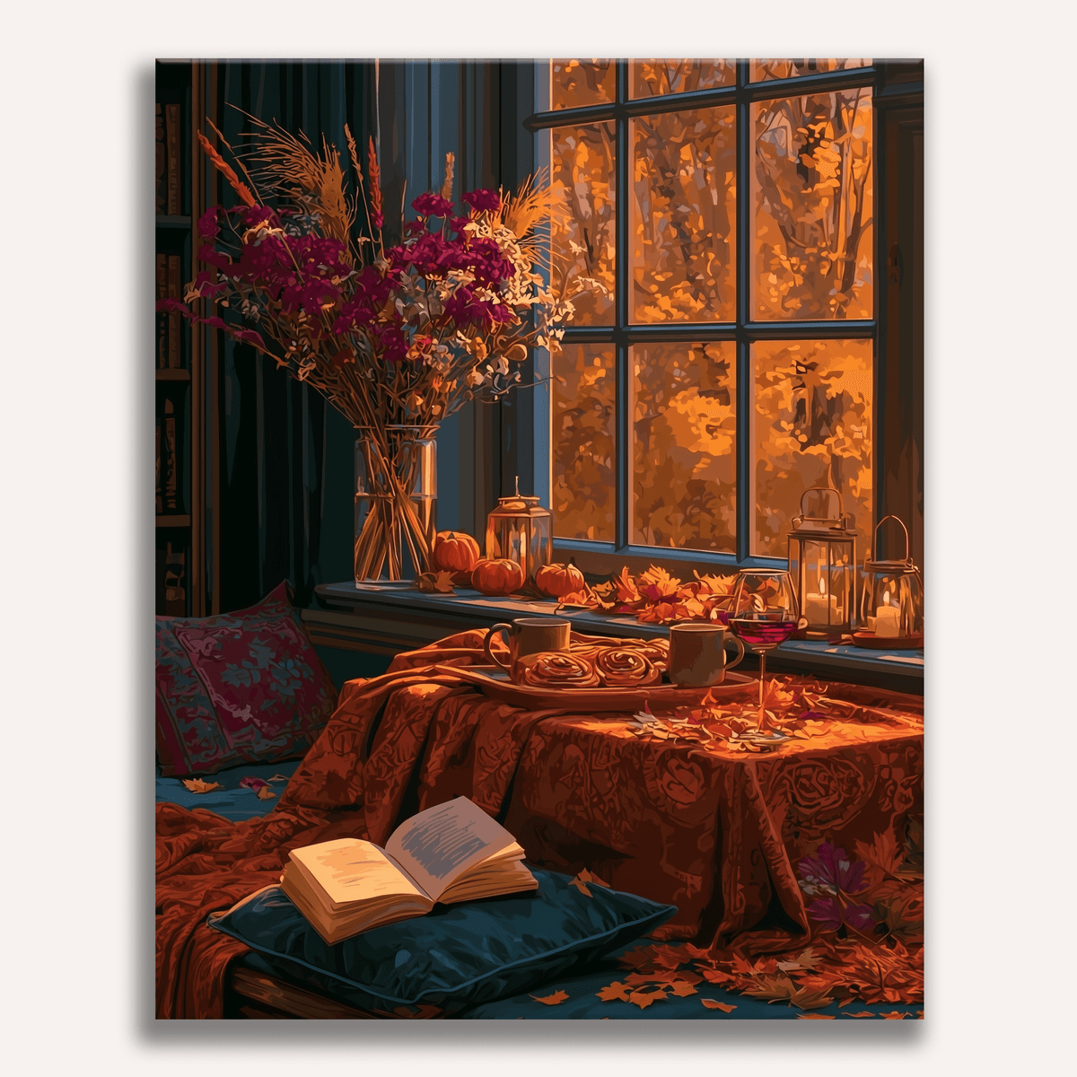 Relaxing Fall - Number Artist Paint by Numbers Kits