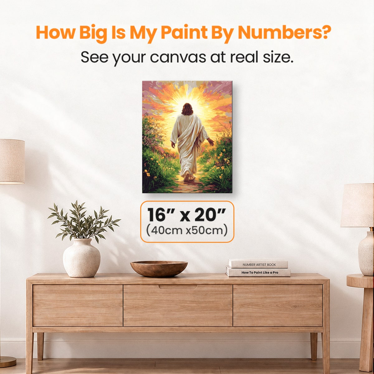 Sunrise Walk - Number Artist Paint by Numbers Kits