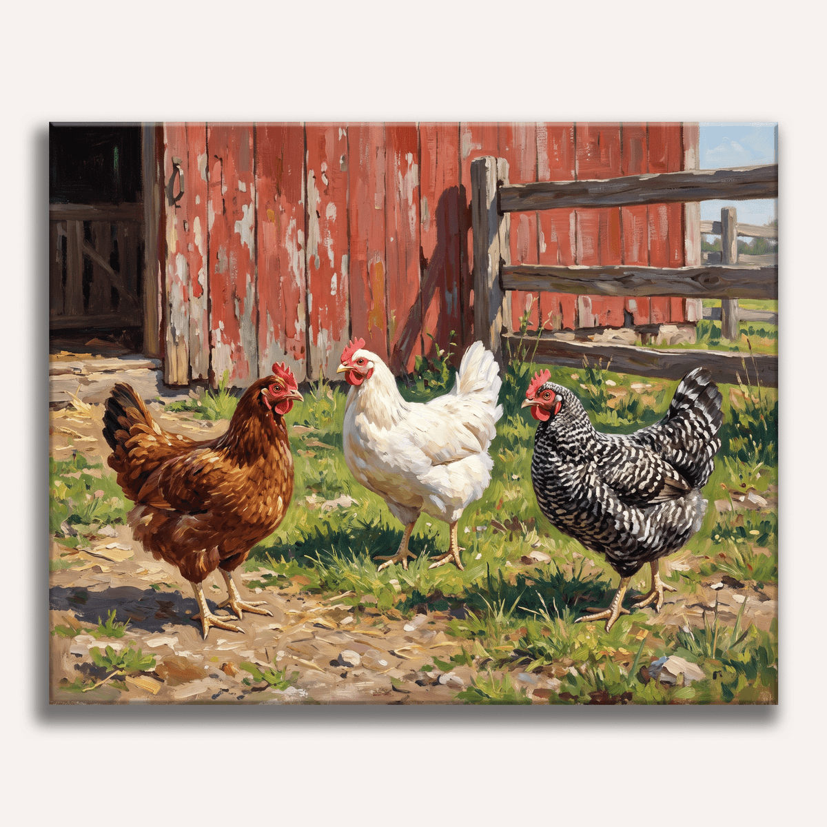 Farmyard Morning - Number Artist Paint by Numbers Kits